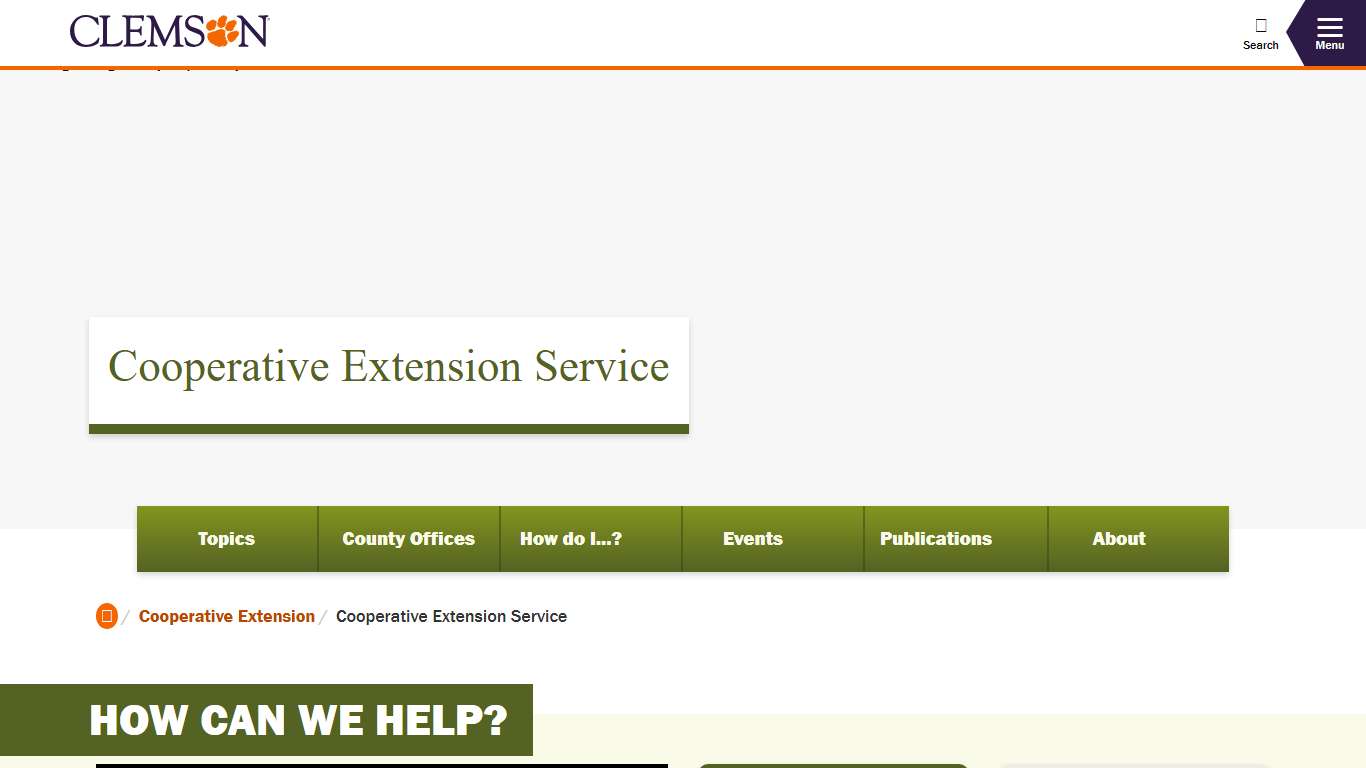 Cooperative Extension Service