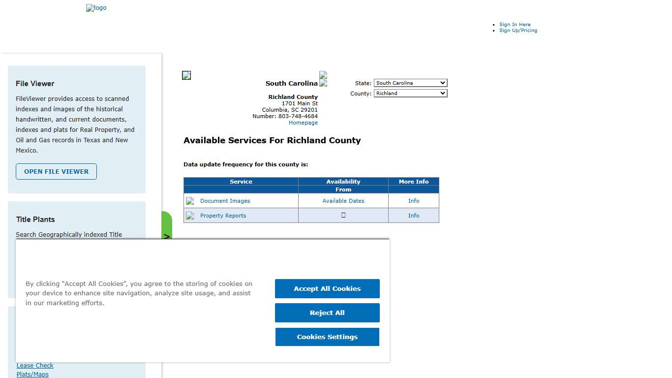 Search Richland County Public Property Records Online | CourthouseDirect.com